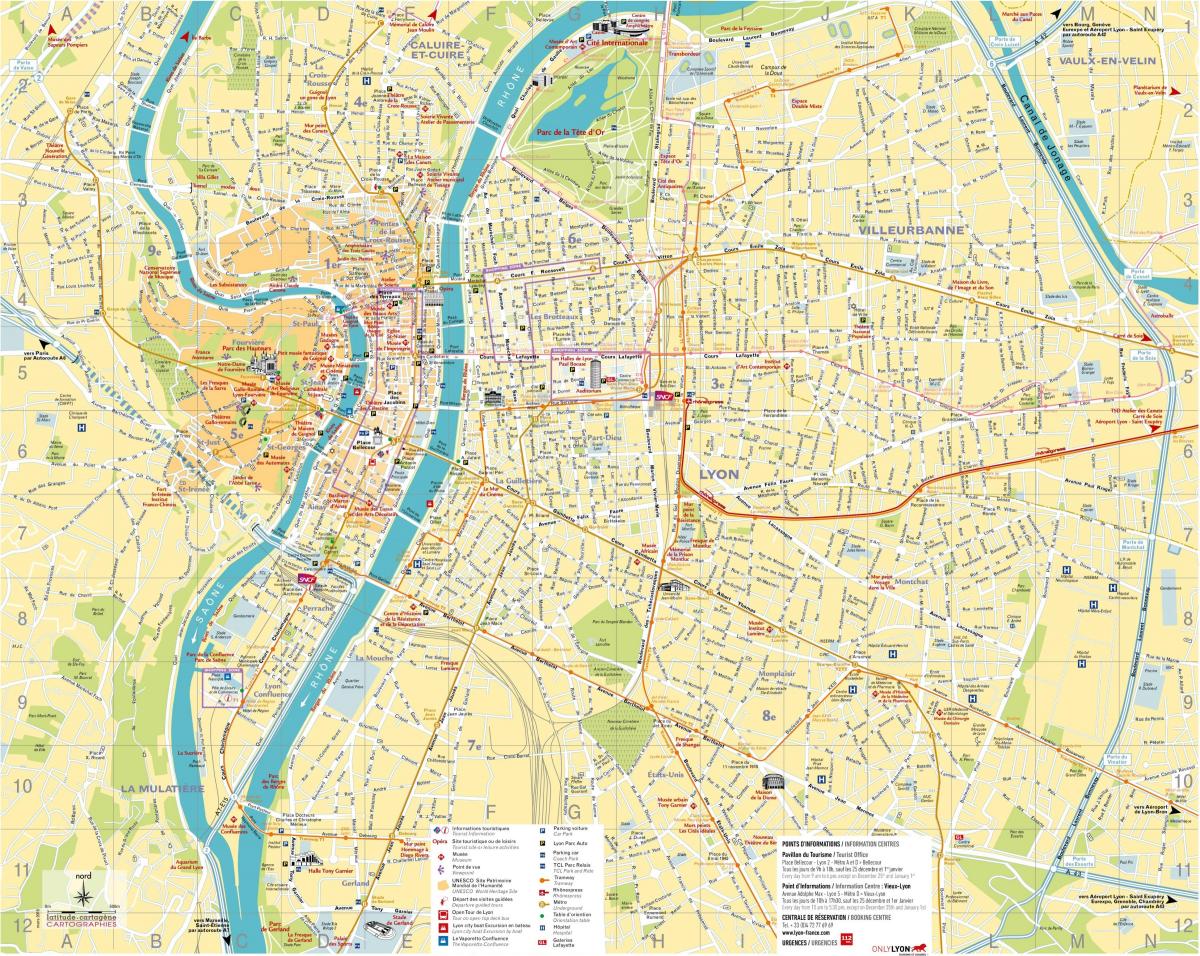 Լիոն քարտեզը PDF